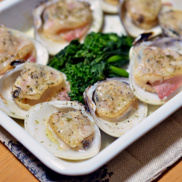 【簡単で美味しい♪】はまぐりのガーリックバター焼き レシピ・作り方 by ジョンジョン。|楽天レシピ